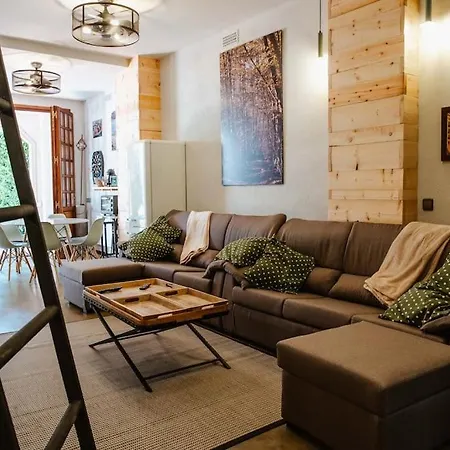 For 6 With Pool, Garden, Climbing Area Apartment